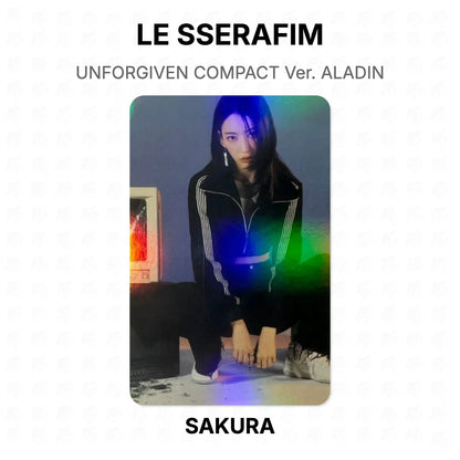 LE SSERAFIM UNFORGIVEN COMPACT Ver. ALADIN Official Photocard