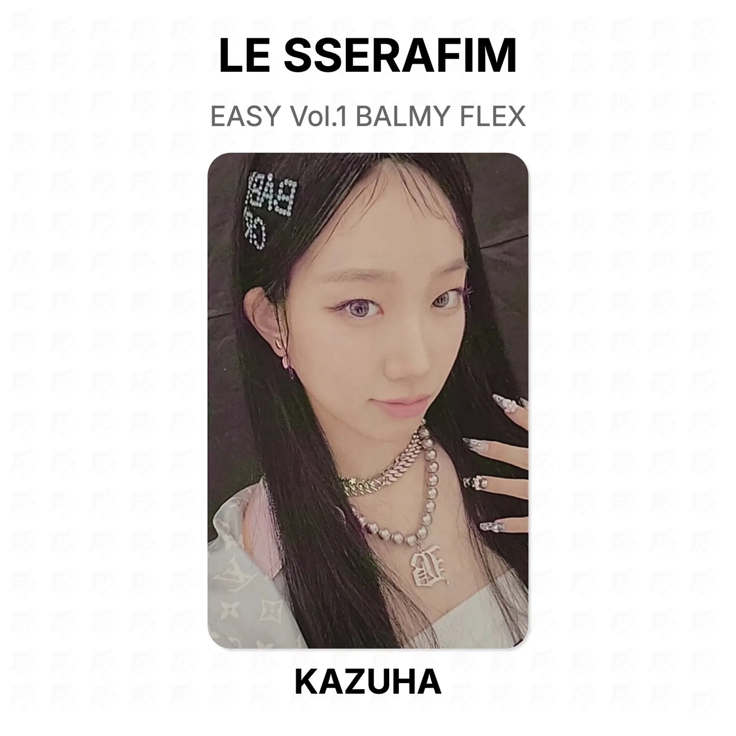 LE SSERAFIM EASY Vol.1 BALMY FLEX Official Photocard