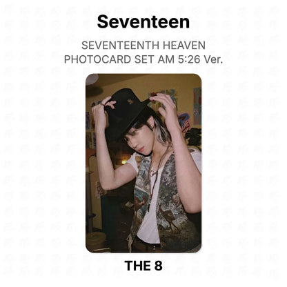 Seventeen SEVENTEENTH HEAVEN PHOTOCARD SET AM 5:26 Ver. Official Photocard