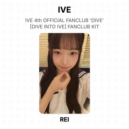 IVE 4th OFFICIAL FANCLUB 'DIVE' [DIVE INTO IVE] FANCLUB KIT Official Photocard