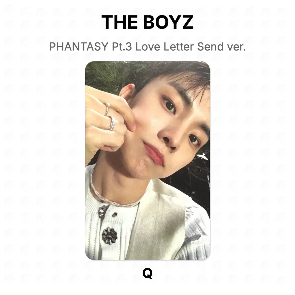 THE BOYZ PHANTASY Pt.3 Love Letter Send ver. Official Photocard
