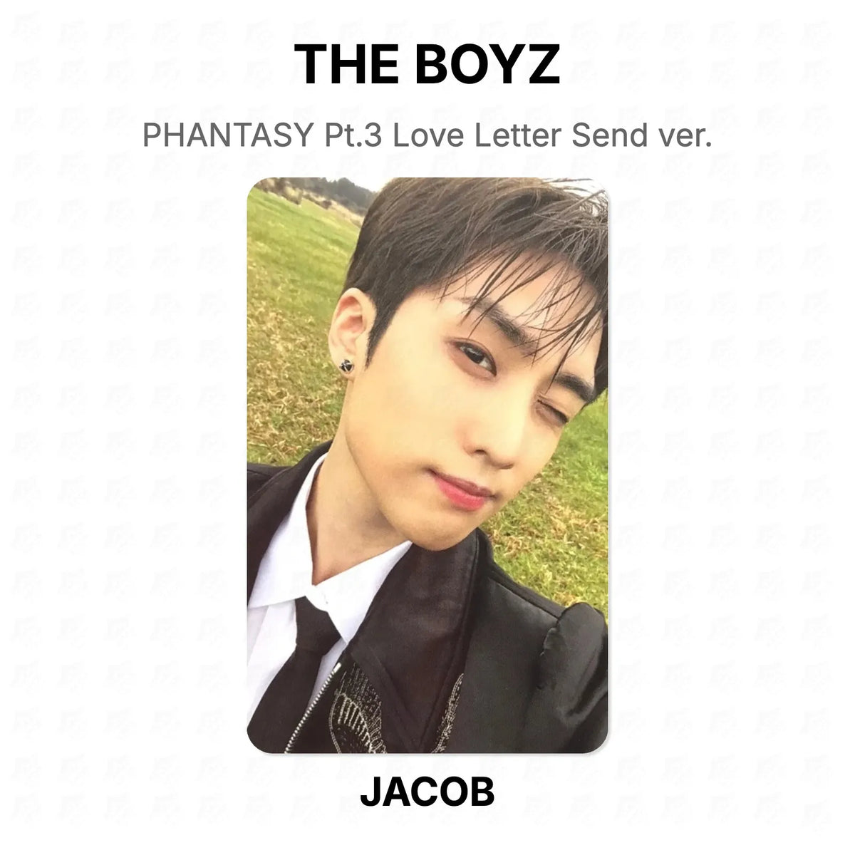 THE BOYZ PHANTASY Pt.3 Love Letter Send ver. Official Photocard