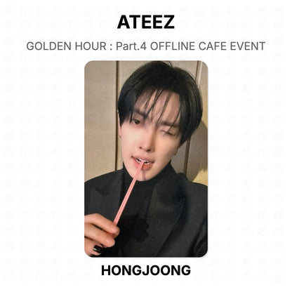 ATEEZ GOLDEN HOUR : Part.4 OFFLINE CAFE EVENT Official Photocard