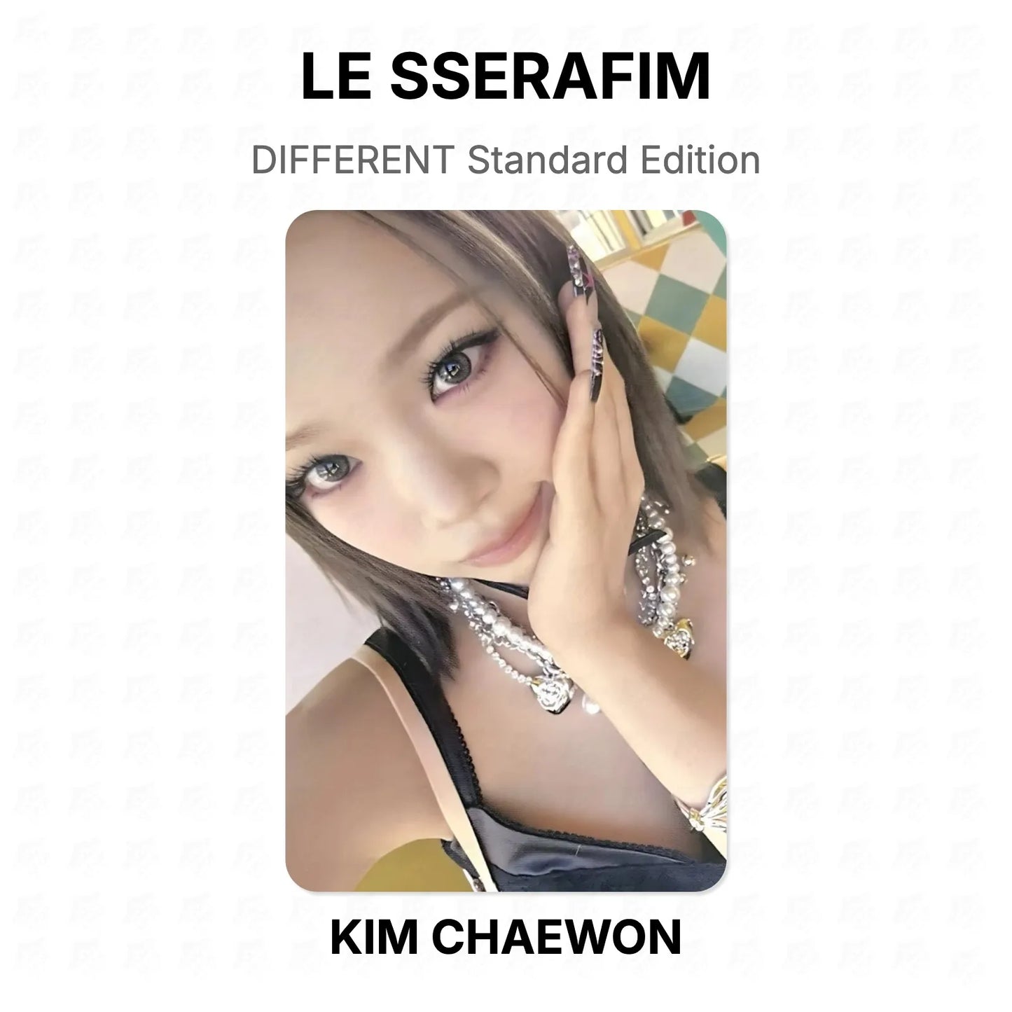 LE SSERAFIM DIFFERENT Standard Edition Official Photocard