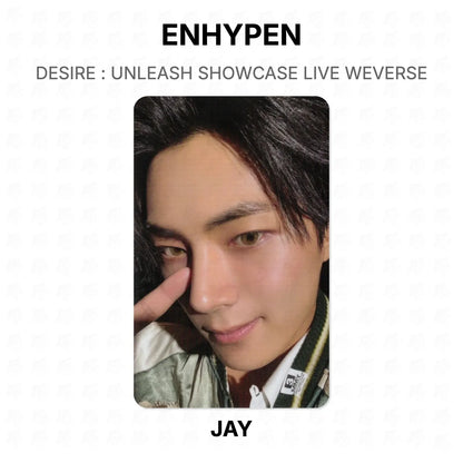 ENHYPEN DESIRE : UNLEASH SHOWCASE LIVE WEVERSE Official Photocard