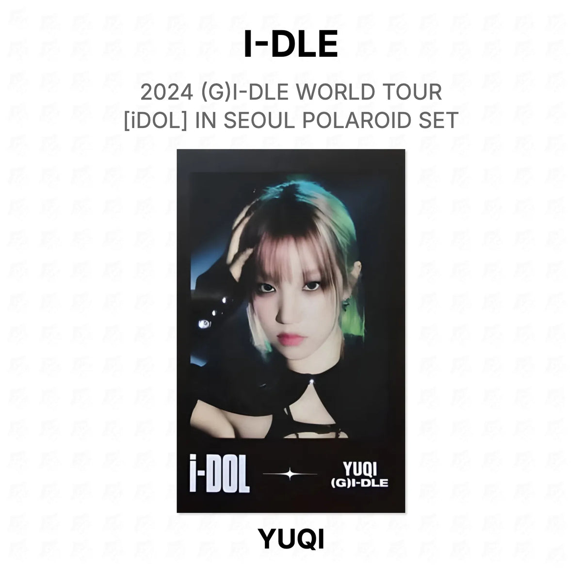 I-DLE 2024 (G)I-DLE WORLD TOUR [iDOL] IN SEOUL POLAROID SET Official Photocard