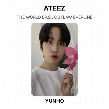 ATEEZ THE WORLD EP.2 : OUTLAW EVERLINE Official Photocard