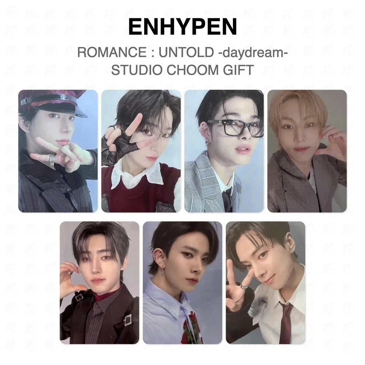 ENHYPEN ROMANCE : UNTOLD -daydream- STUDIO CHOOM GIFT Official Photocard