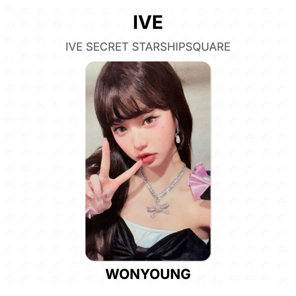IVE SECRET STARSHIPSQUARE Official Photocard