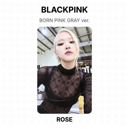 BLACKPINK BORN PINK GRAY ver. Official Photocard