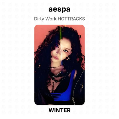aespa Dirty Work HOTTRACKS Official Photocard