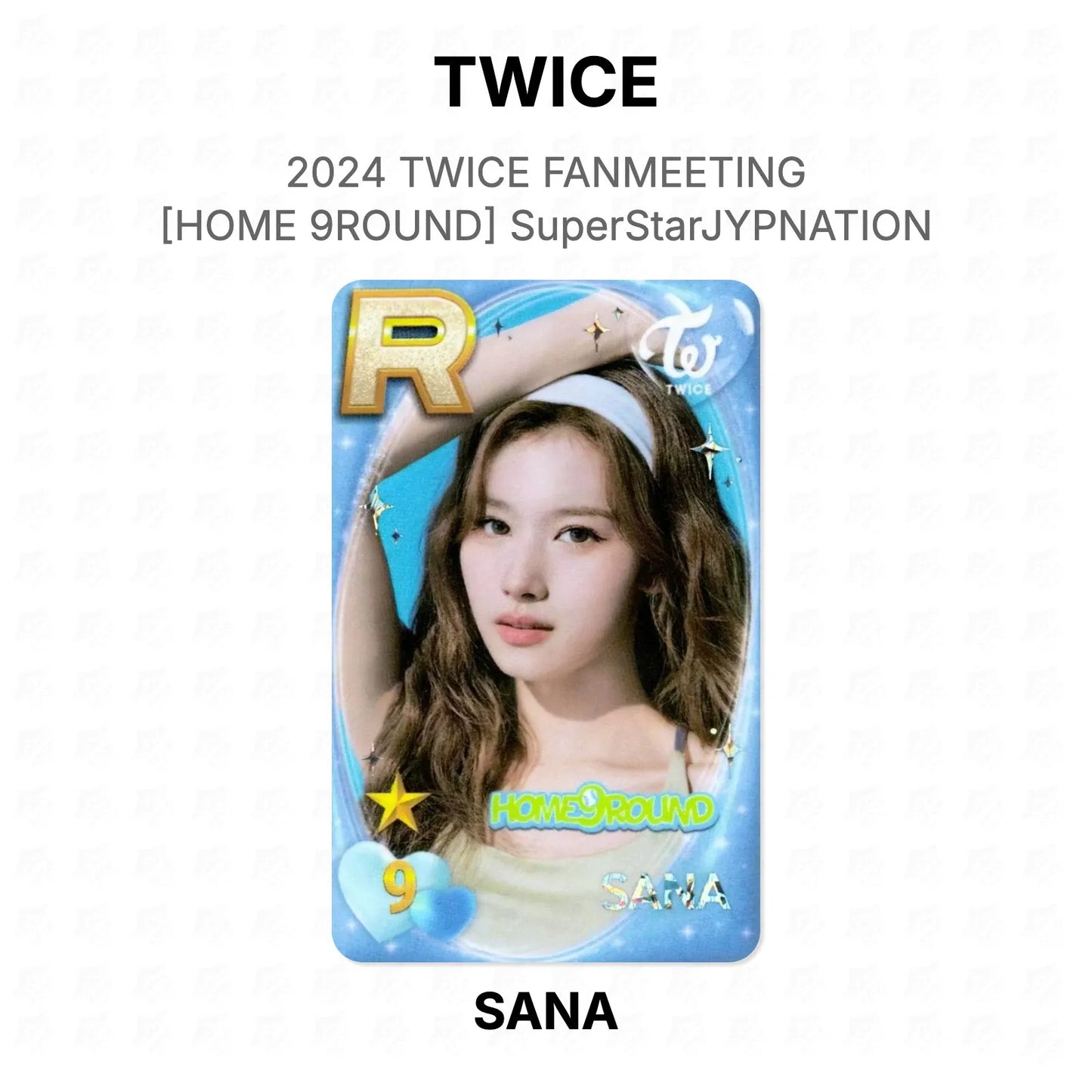 TWICE 2024 TWICE FANMEETING [HOME 9ROUND] SuperStarJYPNATION Official Photocard