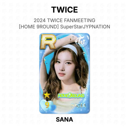 TWICE 2024 TWICE FANMEETING [HOME 9ROUND] SuperStarJYPNATION Official Photocard