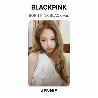 BLACKPINK BORN PINK BLACK ver. Official Photocard