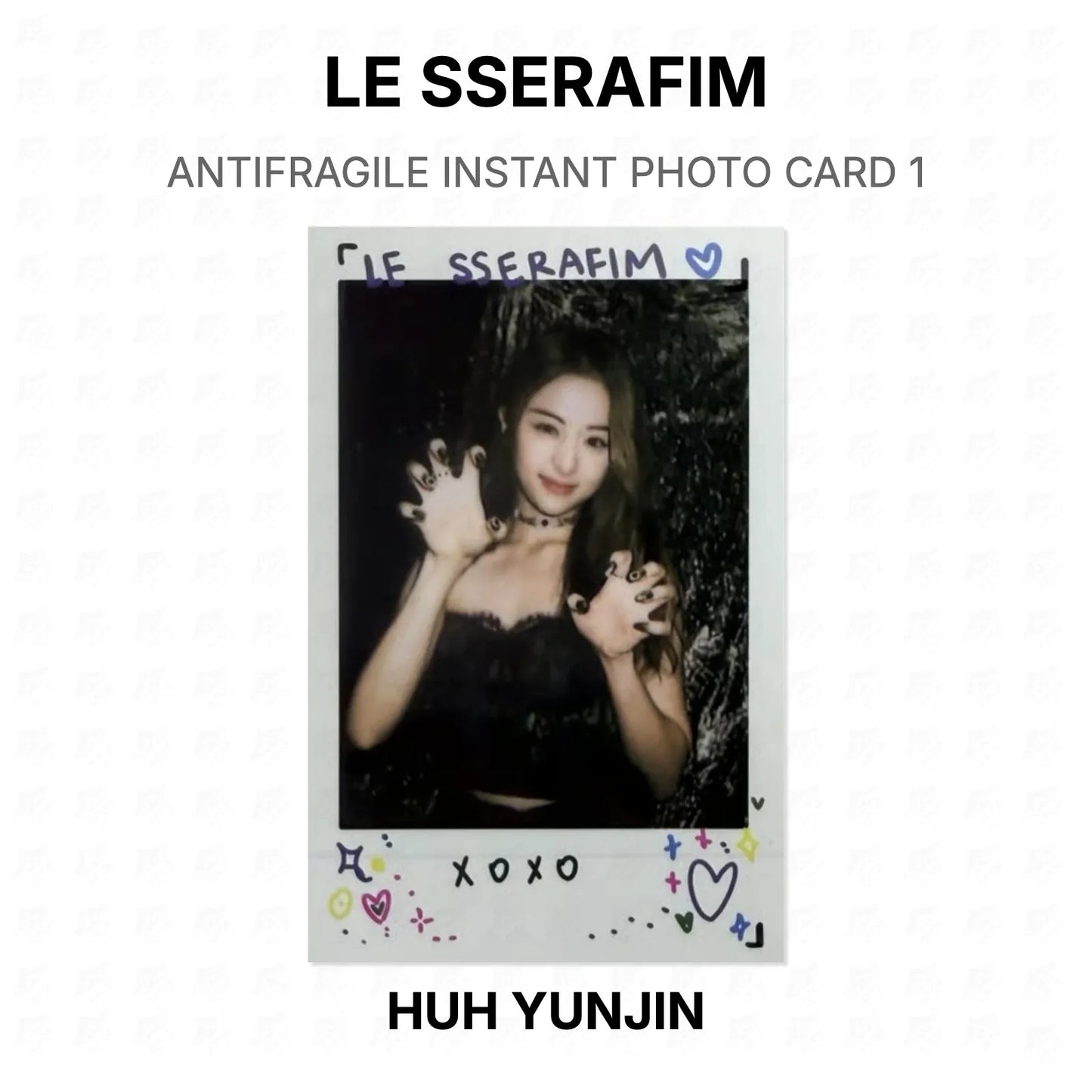 LE SSERAFIM ANTIFRAGILE INSTANT PHOTO CARD 1 Official Photocard