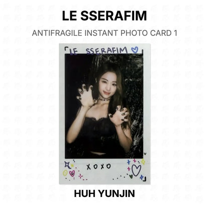 LE SSERAFIM ANTIFRAGILE INSTANT PHOTO CARD 1 Official Photocard