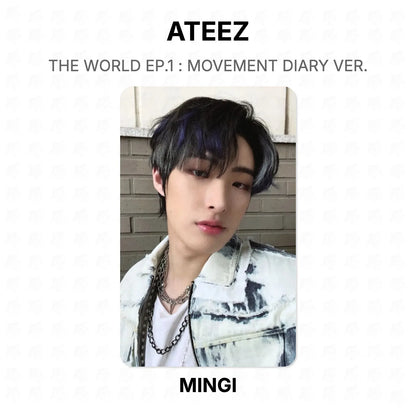 ATEEZ THE WORLD EP.1 : MOVEMENT DIARY VER. Official Photocard