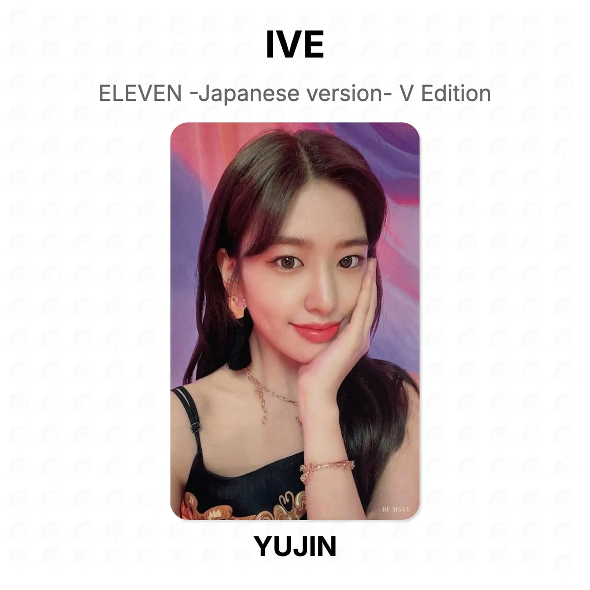IVE ELEVEN -Japanese version- V Edition Official Photocard