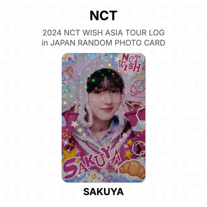 NCT 2024 NCT WISH ASIA TOUR LOG in JAPAN RANDOM PHOTO CARD Official Photocard