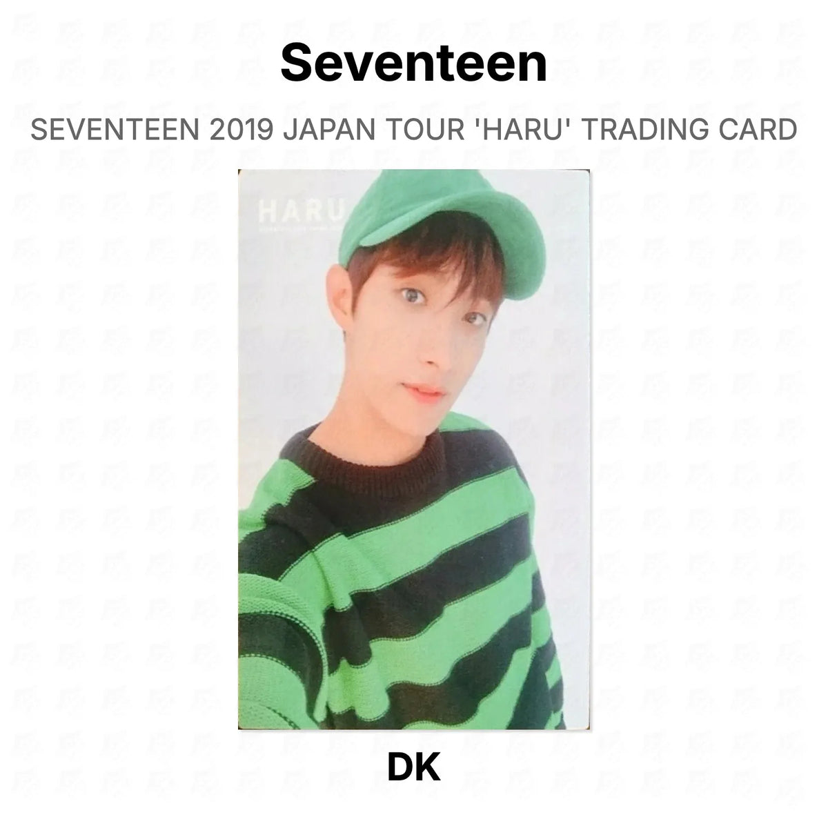 Seventeen 2019 JAPAN TOUR 'HARU' TRADING CARD Official Photocard