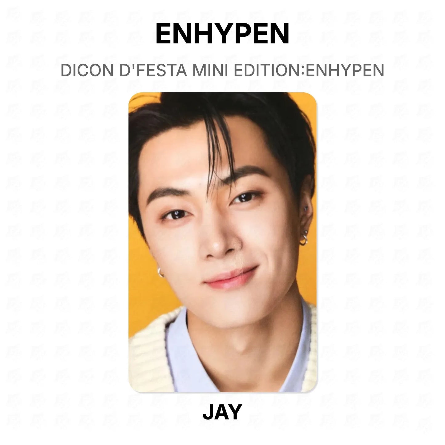 ENHYPEN DICON D'FESTA MINI EDITION:ENHYPEN Official Photocard