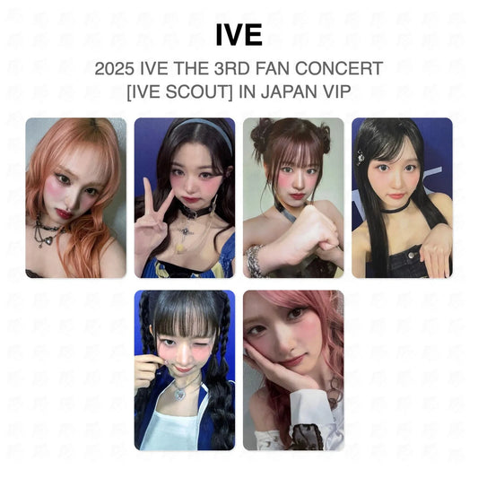 IVE 2025 IVE THE 3RD FAN CONCERT [IVE SCOUT] IN JAPAN VIP Official Photocard