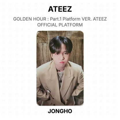 ATEEZ GOLDEN HOUR : Part.1 Platform VER. ATEEZ OFFICIAL PLATFORM Official Photocard