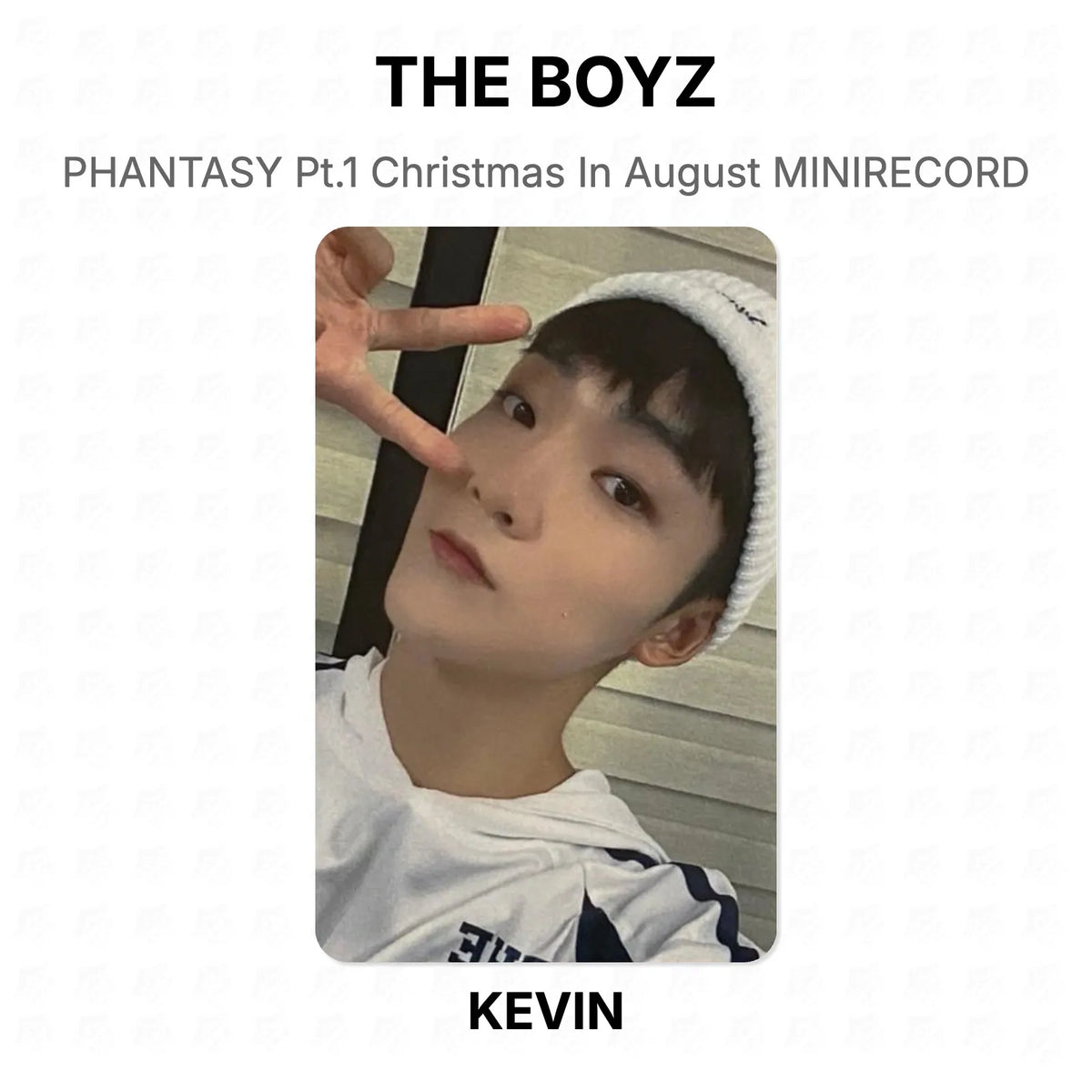 THE BOYZ PHANTASY Pt.1 Christmas In August MINIRECORD Official Photocard