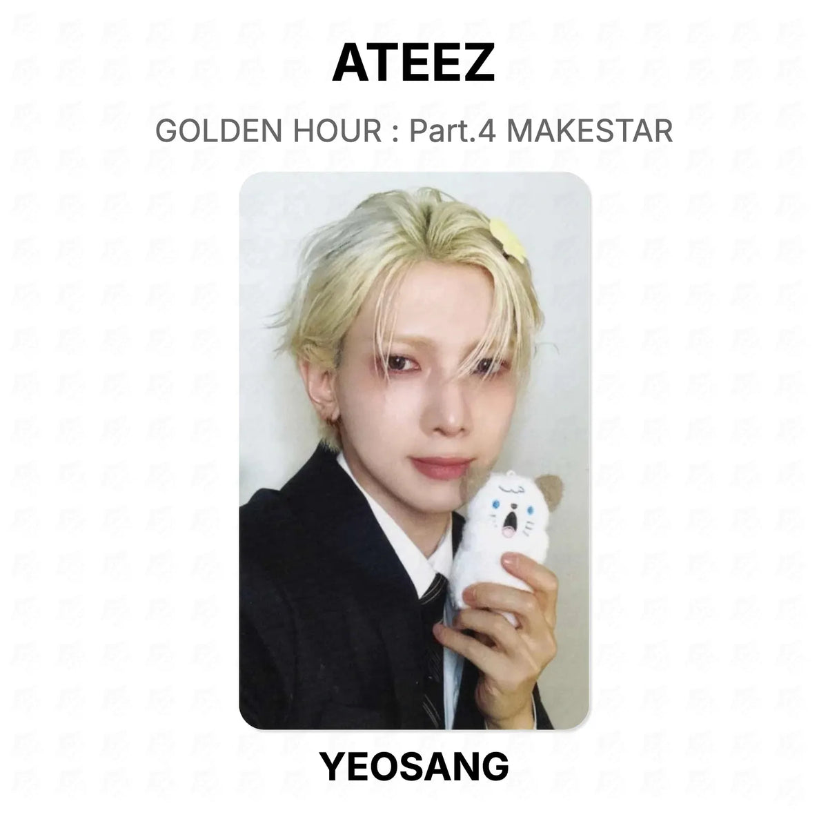 ATEEZ GOLDEN HOUR : Part.4 MAKESTAR Official Photocard