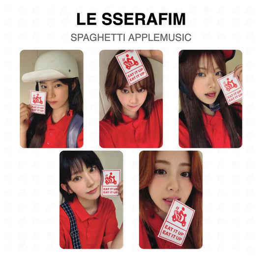 LE SSERAFIM SPAGHETTI APPLEMUSIC Official Photocard