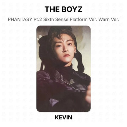 THE BOYZ PHANTASY Pt.2 Sixth Sense Platform Ver. Warn Ver. Official Photocard