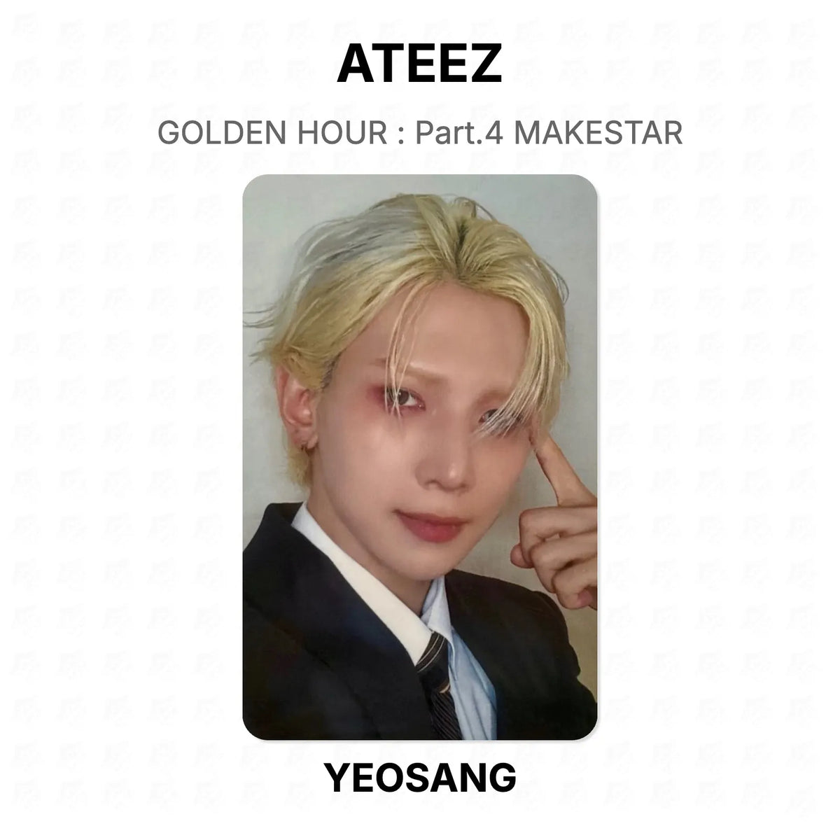 ATEEZ GOLDEN HOUR : Part.4 MAKESTAR Official Photocard