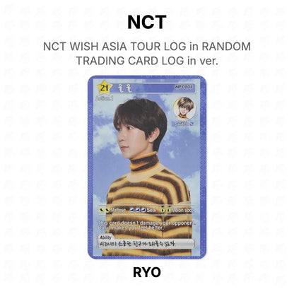 NCT WISH ASIA TOUR LOG in RANDOM TRADING CARD LOG in ver. Official Photocard