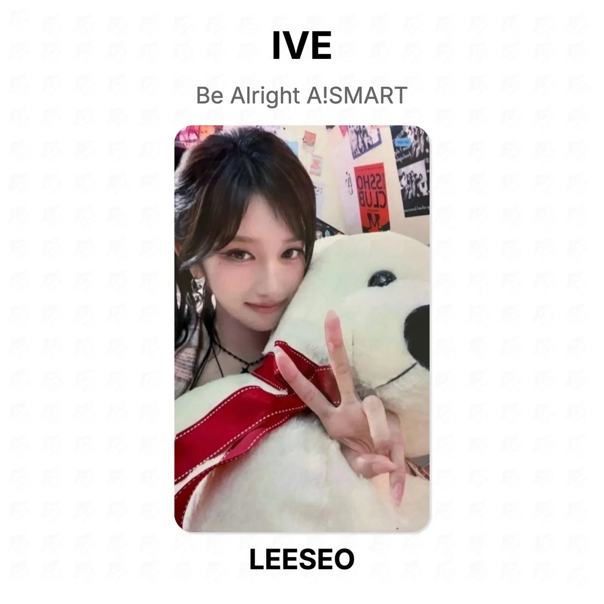 IVE Be Alright A!SMART Official Photocard