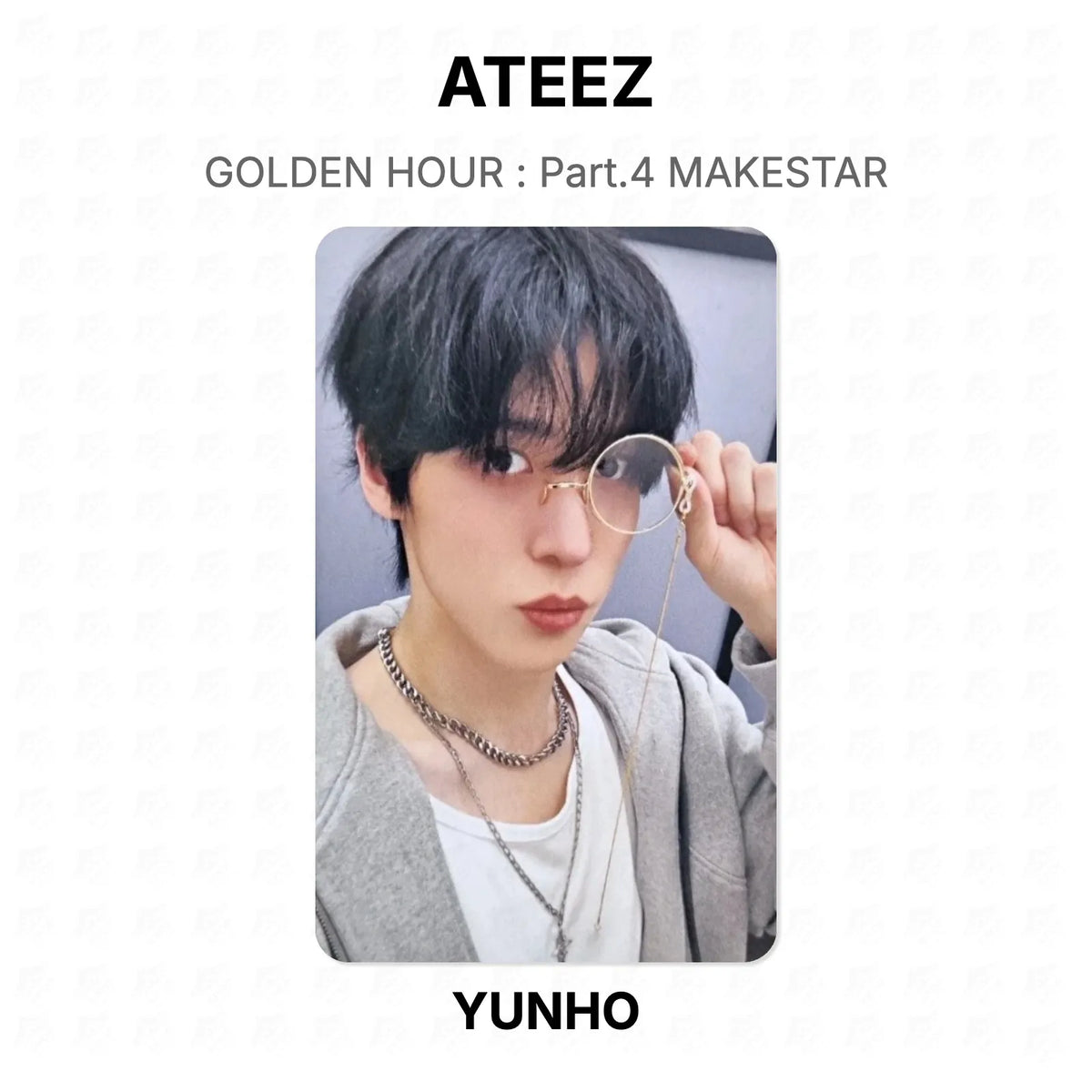 ATEEZ GOLDEN HOUR : Part.4 MAKESTAR Official Photocard