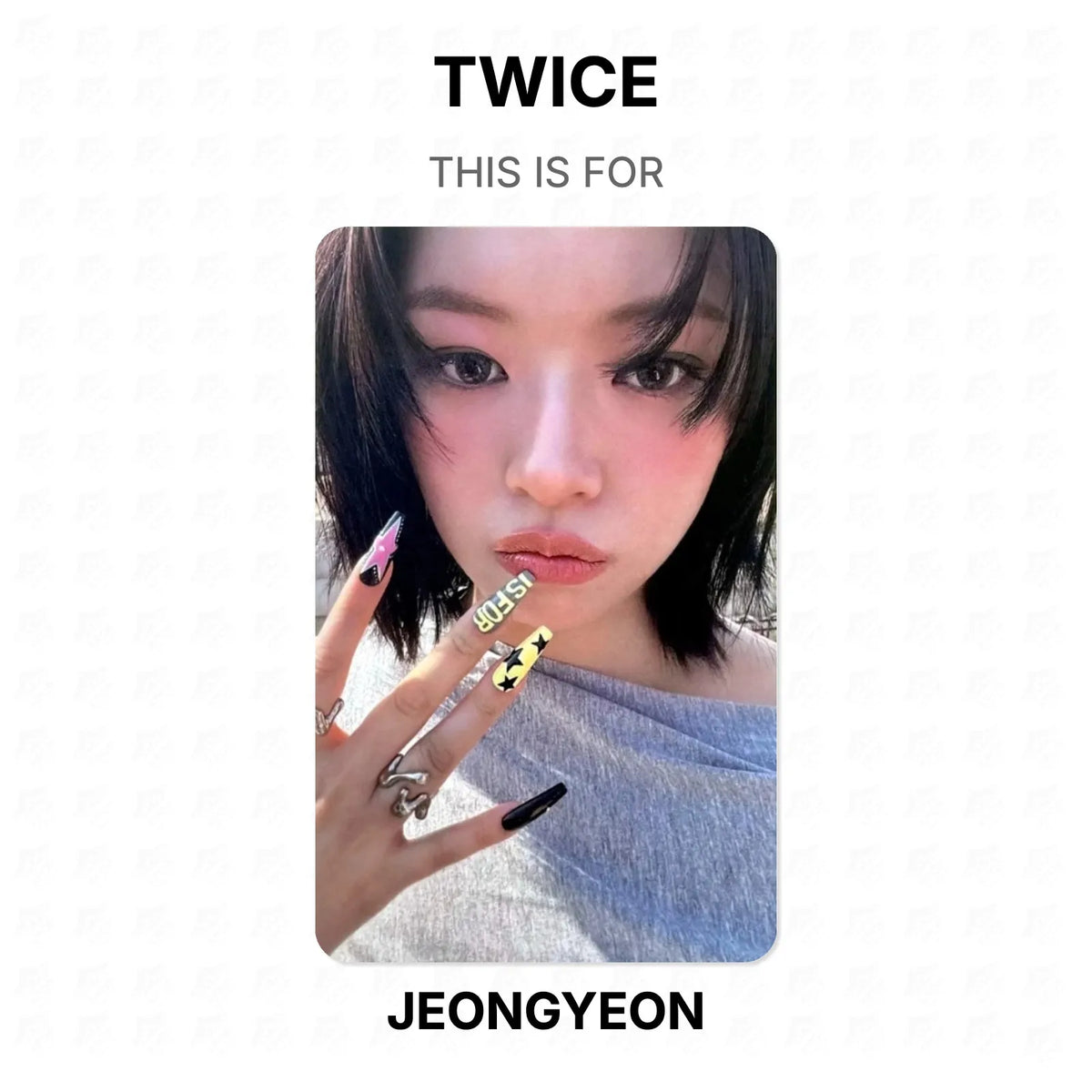 TWICE THIS IS FOR Official Photocard