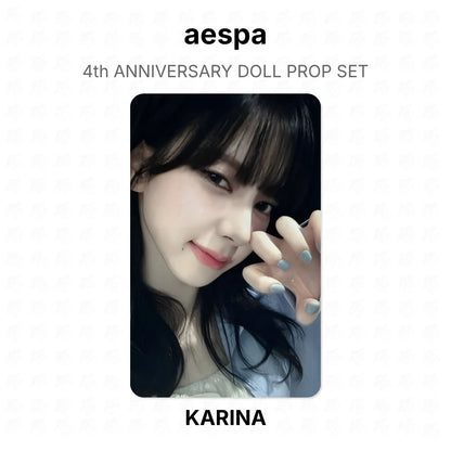 aespa 4th ANNIVERSARY DOLL PROP SET Official Photocard
