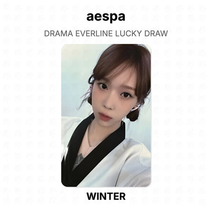 aespa DRAMA EVERLINE LUCKY DRAW Official Photocard