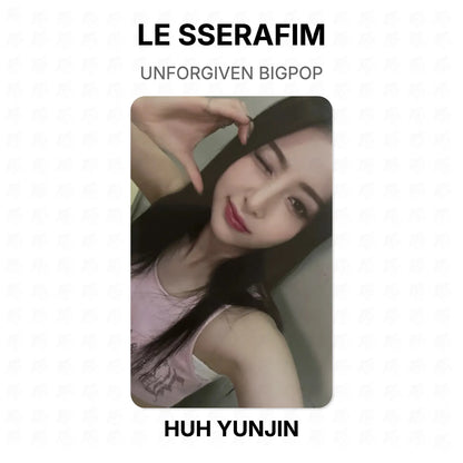 LE SSERAFIM UNFORGIVEN BIGPOP Official Photocard