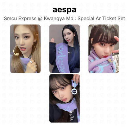 aespa Smcu Express @ Kwangya Md : Special Ar Ticket Set Official Photocard