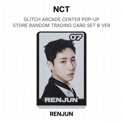 NCT GLITCH ARCADE CENTER POP-UP STORE RANDOM TRADING CARD SET B VER Official Photocard