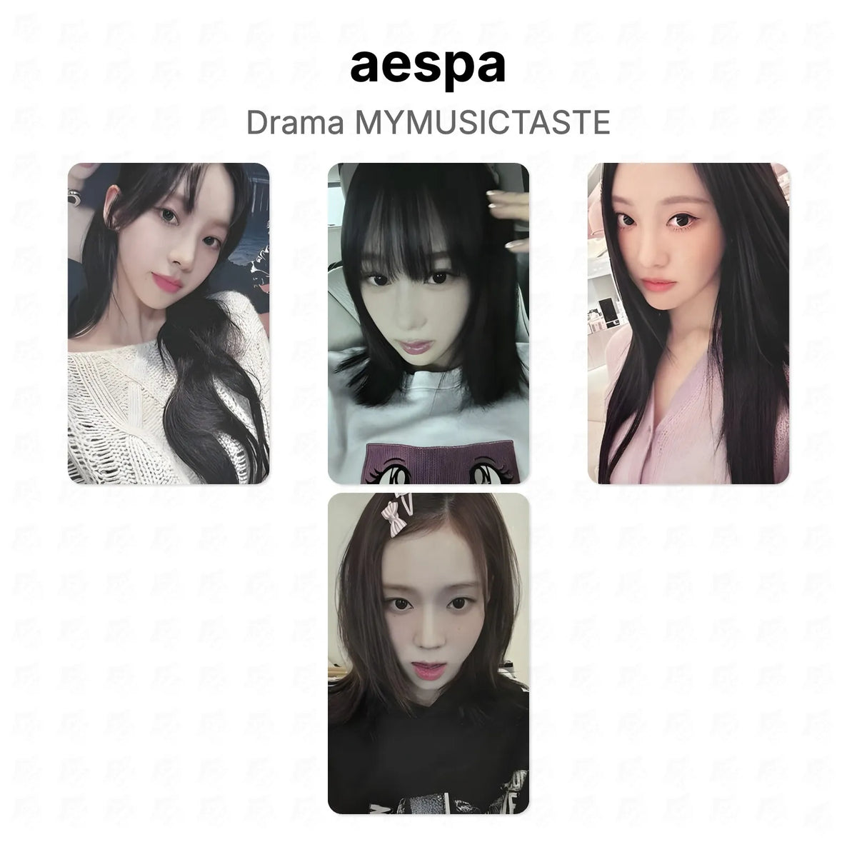 aespa Drama MYMUSICTASTE Official Photocard