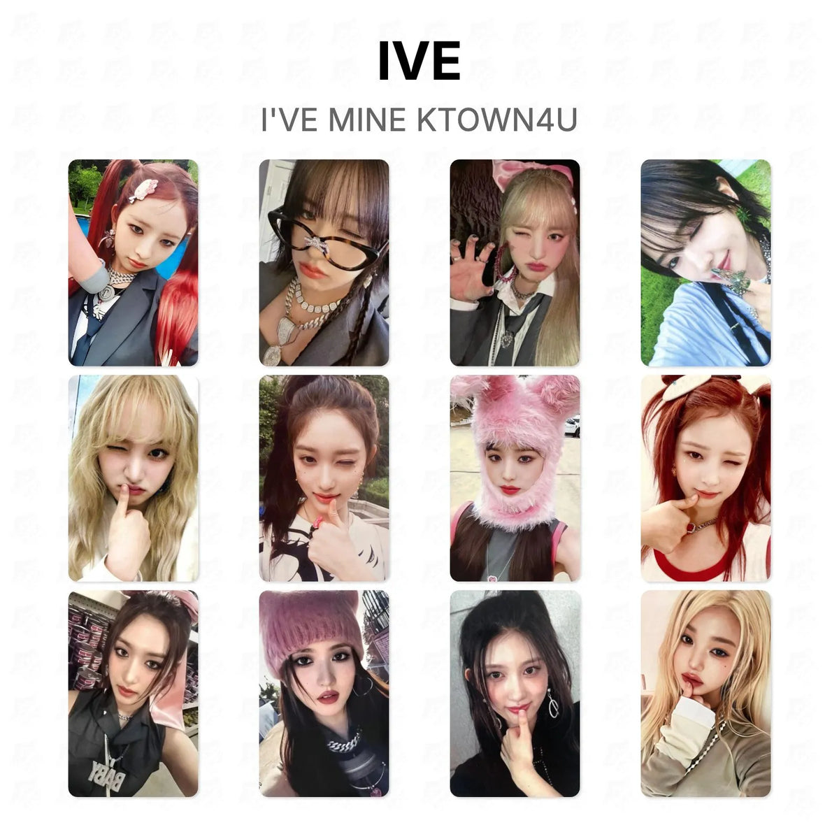 IVE I'VE MINE KTOWN4U Official Photocard