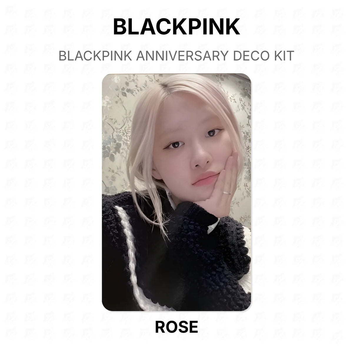 BLACKPINK ANNIVERSARY DECO KIT Official Photocard