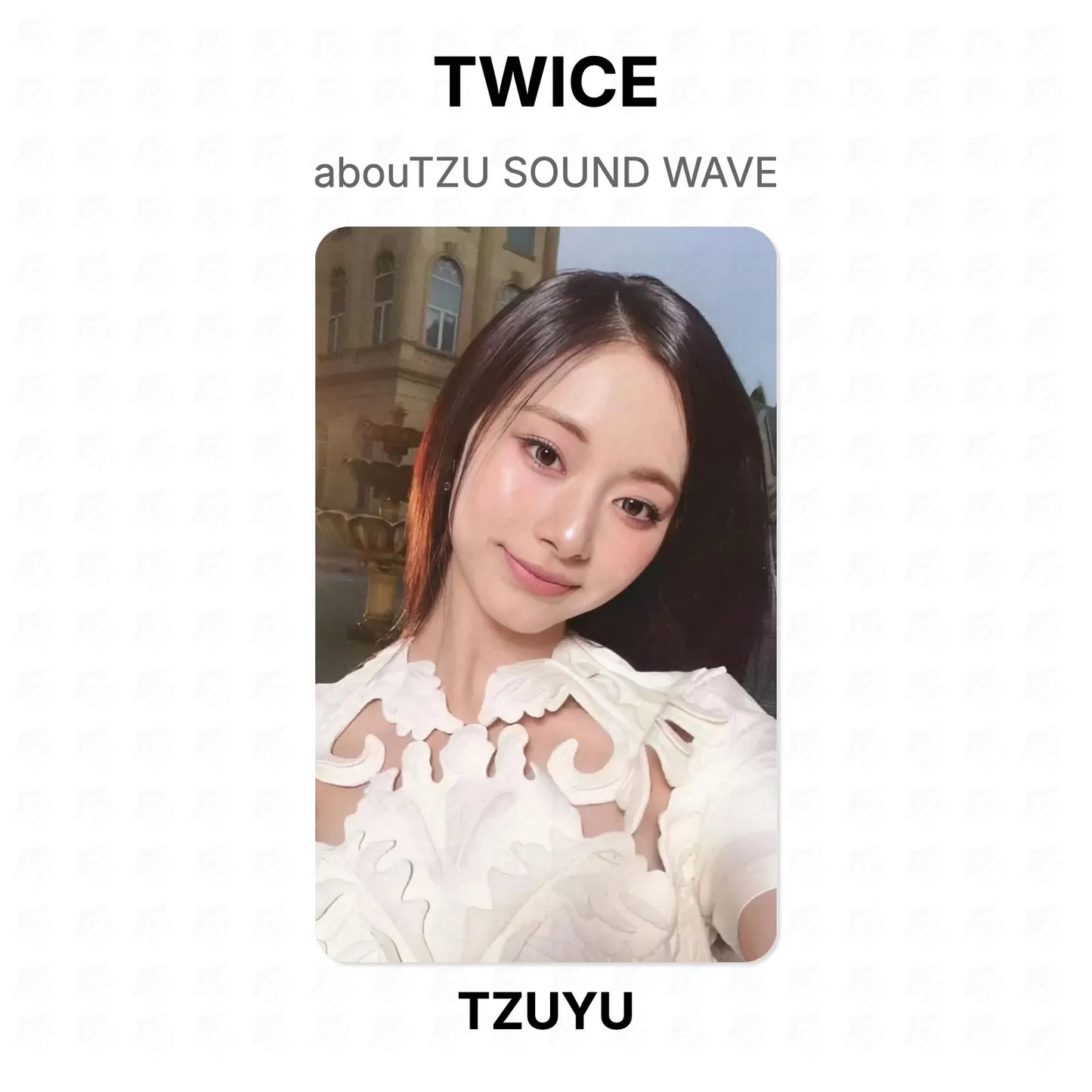 TWICE abouTZU SOUND WAVE Official Photocard