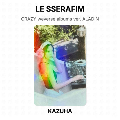 LE SSERAFIM CRAZY weverse albums ver. ALADIN Official Photocard