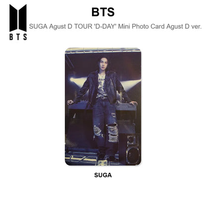 BTS SUGA | Agust D TOUR 'D-DAY' Mini Photo Card Agust D ver. Official Photocard