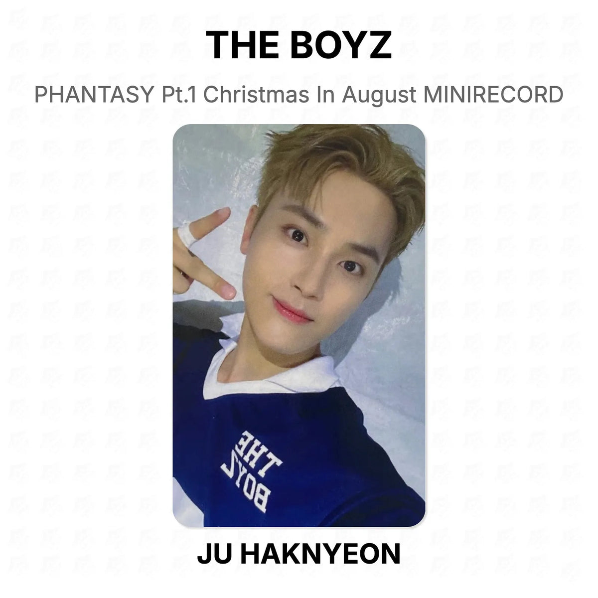 THE BOYZ PHANTASY Pt.1 Christmas In August MINIRECORD Official Photocard
