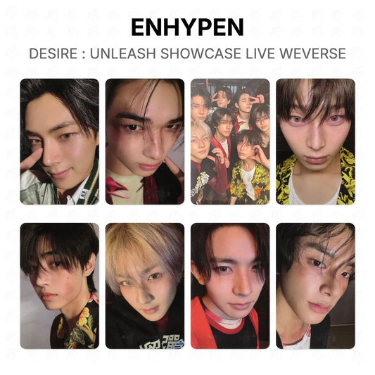 ENHYPEN DESIRE : UNLEASH SHOWCASE LIVE WEVERSE Official Photocard