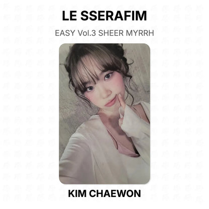 LE SSERAFIM EASY Vol.3 SHEER MYRRH Official Photocard